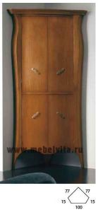 Шкаф 1766/T угловой ― Мебель Вита