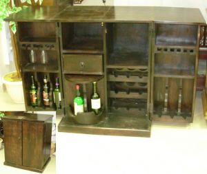Бар развернутый (свернутиый) (арт. AWB1) ― Мебель Вита