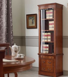 Шкаф книжный 827/837.001.P ― Мебель Вита