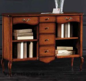 Шкаф книжный T/285 ― Мебель Вита